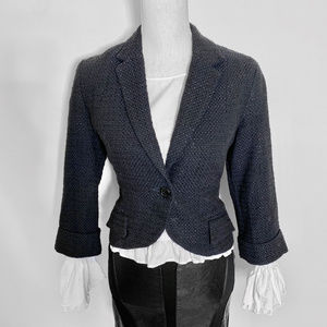 Anthropologie Tabitha charming 4 dark blue jacket